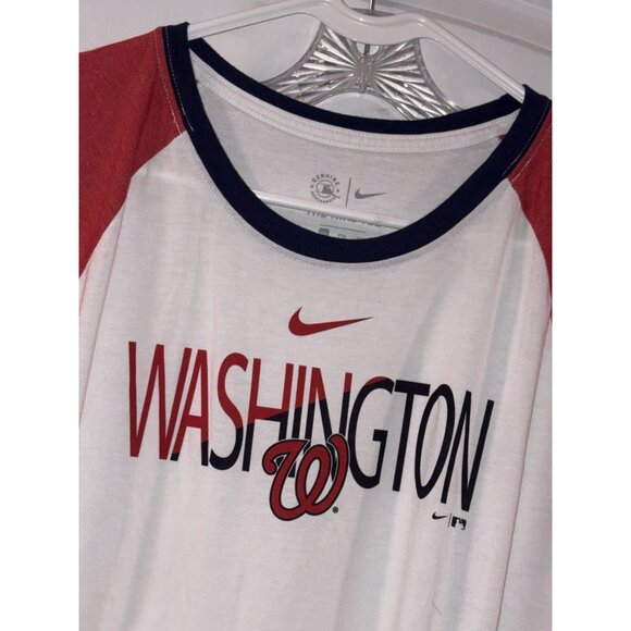 Nike Washington Nationals Women’s XXL T-Shirt‎ King Sleeves Fast Shipping! 2XL - Picture 1 of 3